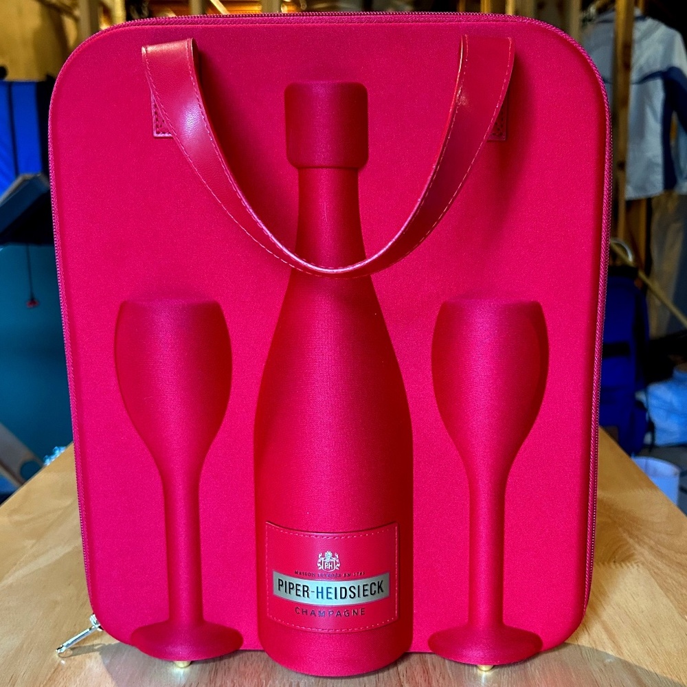 ❤️ Piper-Heidsieck Hard Shell Travel Case Bag ❤️